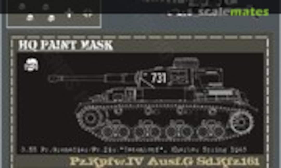 1:16 Pz.Kpfw.IV Ausf.G 3.SS Pz.Grenadier/Pz.Div.Totenkopf Kharkov spring 1943 Paint Mask (HQ-Masks PIV 053)