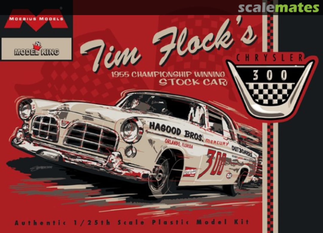 Boxart 1955 Chrysler 300 Stock Car 1203 Moebius Models Boxart 1955 Chrysler 300 Stock Car 1203 Moebius Models