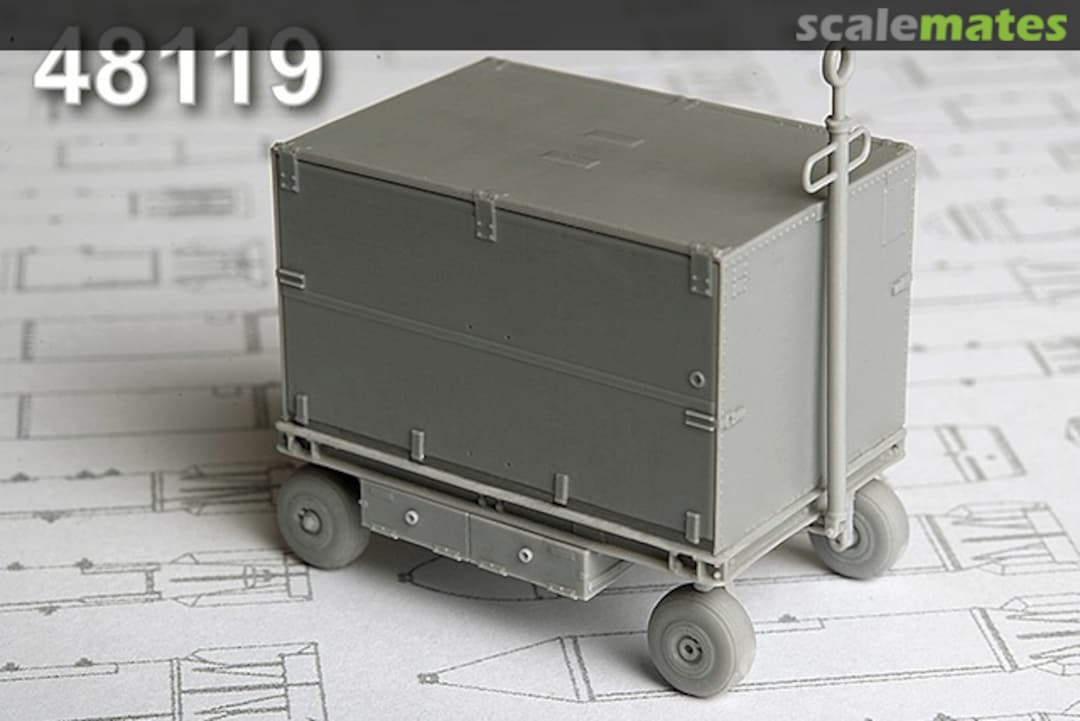 Boxart SK-24 Avionics and ECM equipment test cart AMC 48119 Advanced Modeling