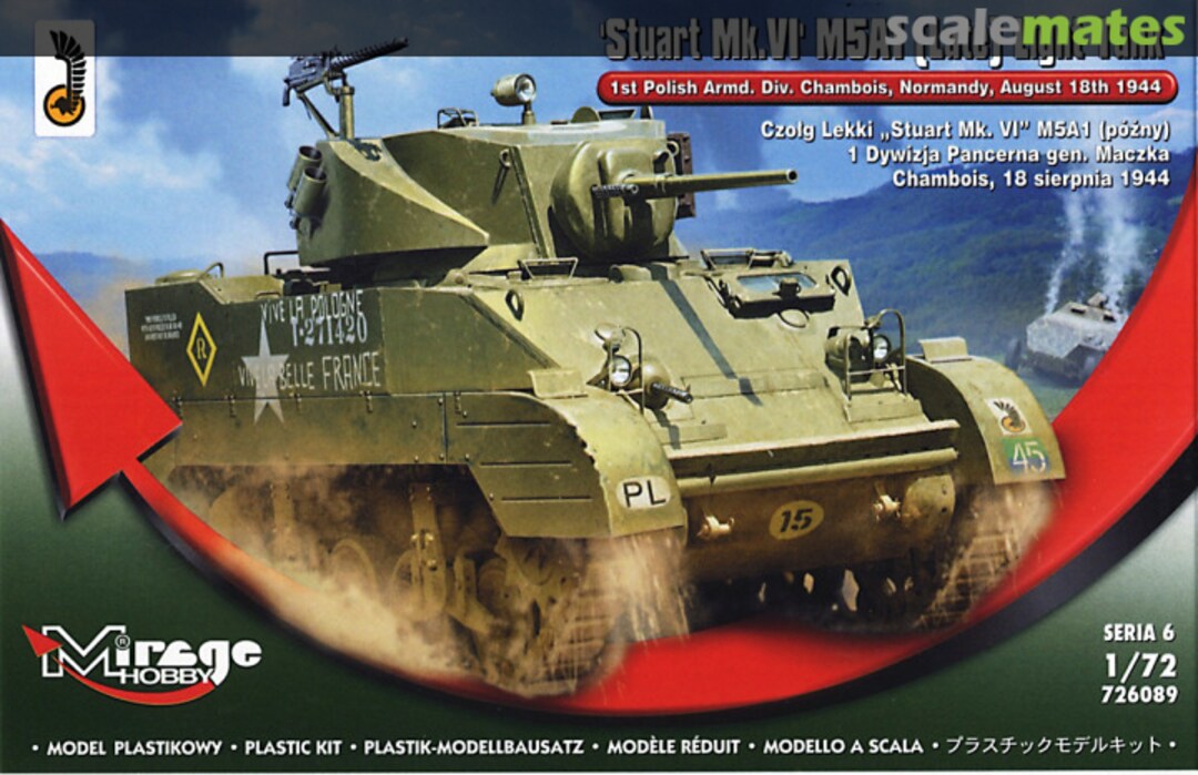 Boxart Stuart Mk.VI M5A1 (late) 726089 Mirage Hobby Boxart Stuart Mk.VI M5A1 (late) 726089 Mirage Hobby