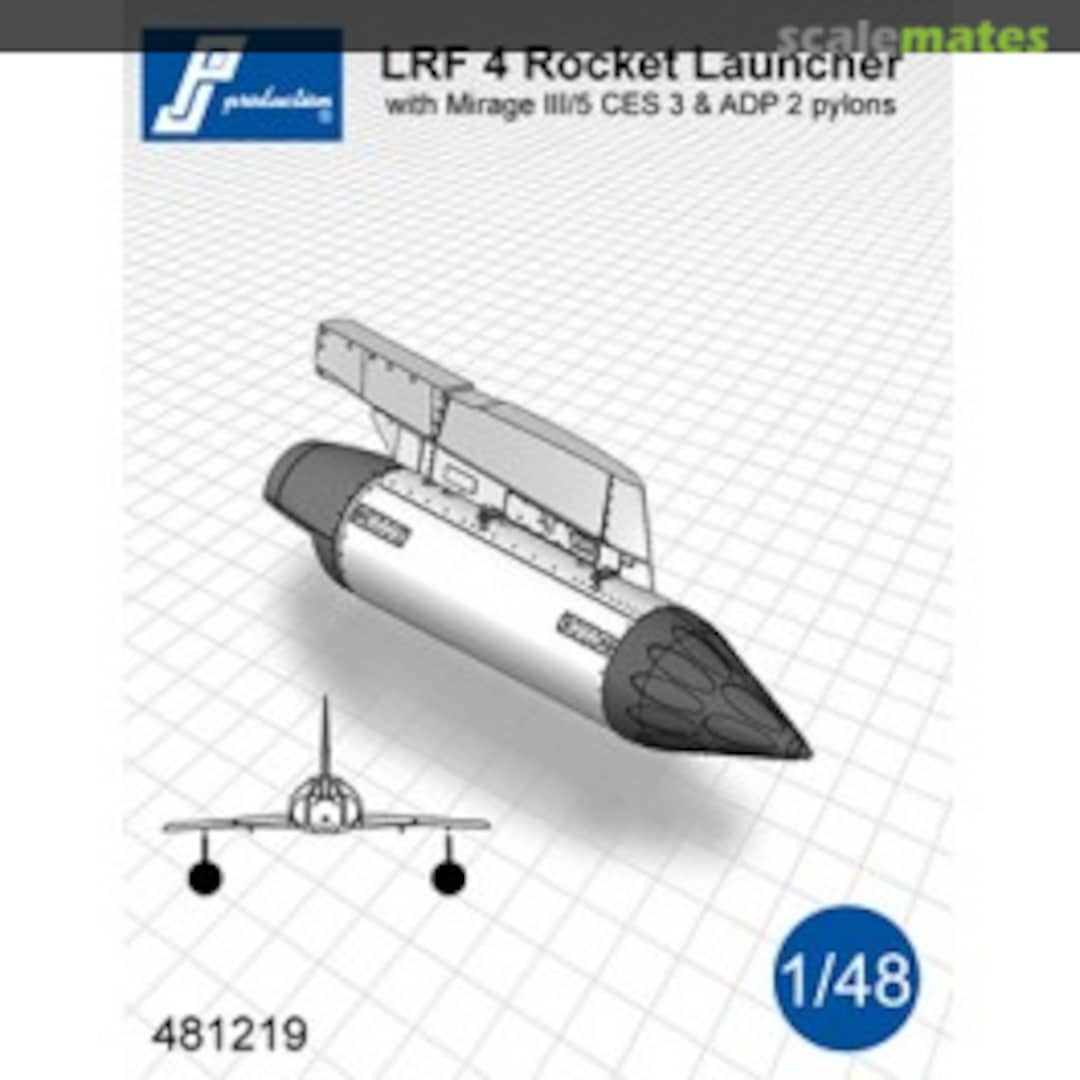 Boxart LRF 4 Rockets pod with pylons 481219 PJ Production Boxart LRF 4 Rockets pod with pylons 481219 PJ Production