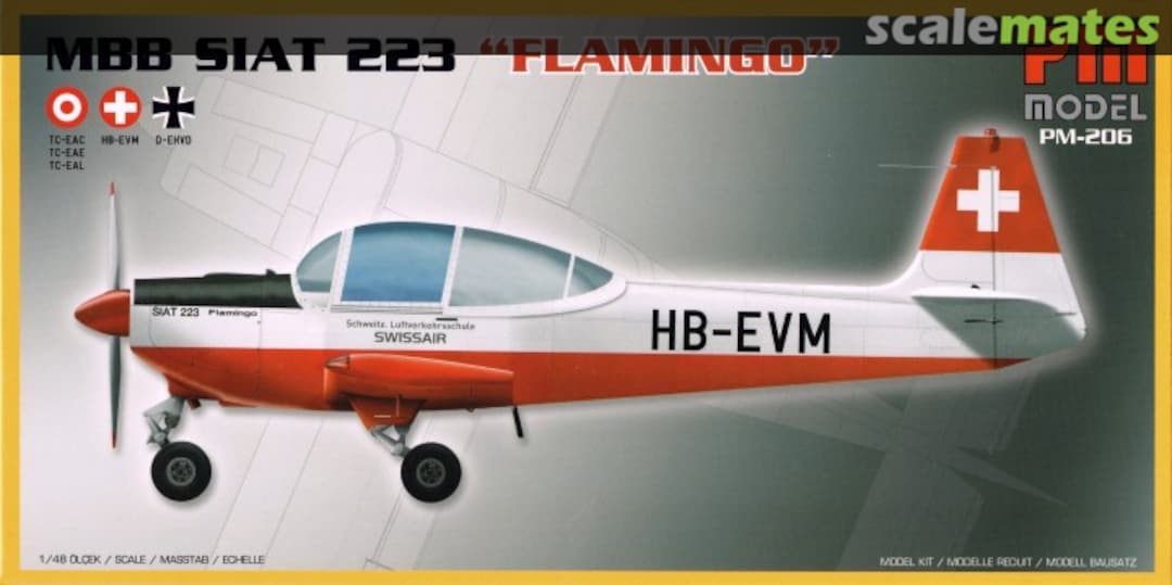 Boxart MBB SIAT 223 "FLAMINGO" PM-206 PM Model