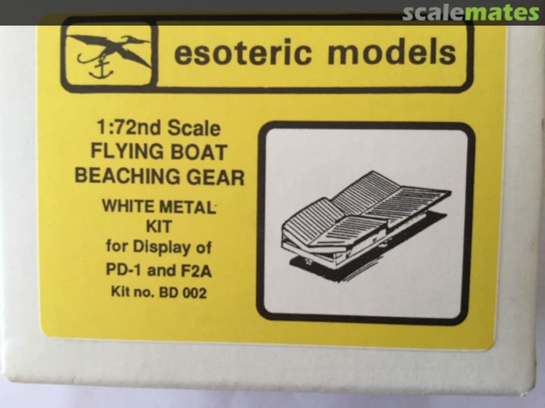 Boxart Flying Boat Beaching Gear BD 002 Esoteric Models Boxart Flying Boat Beaching Gear BD 002 Esoteric Models