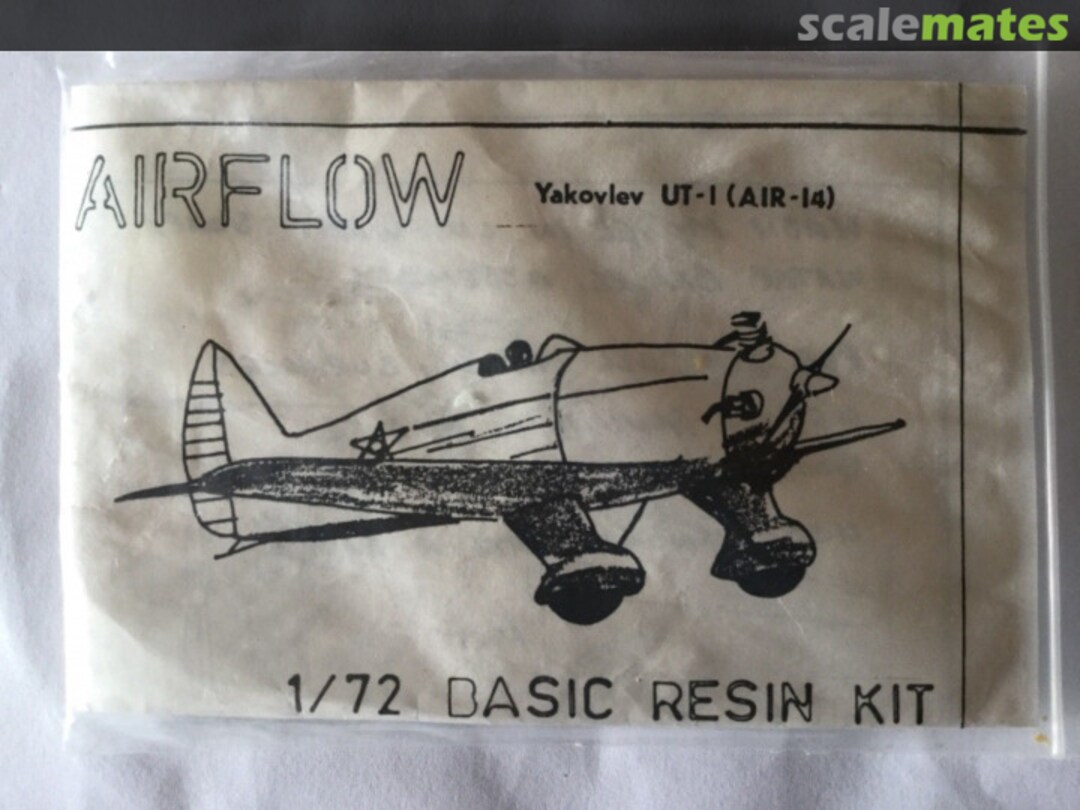Boxart Yakovlev UT-1 Air-14 Airflow Resins Boxart Yakovlev UT-1 Air-14 Airflow Resins
