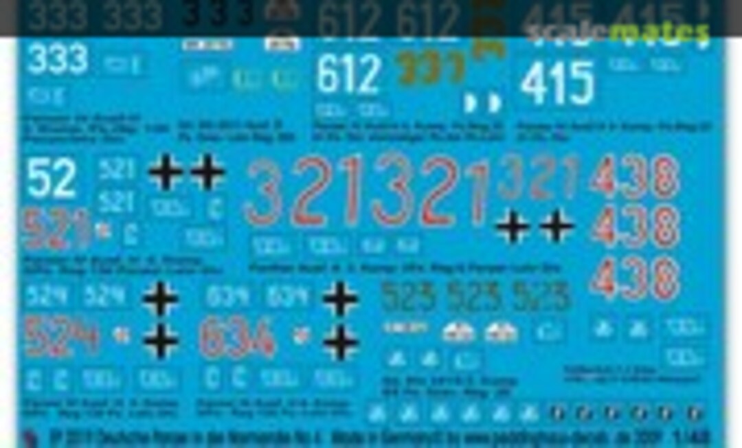 1:48 German tanks in Normandy No 4 (Peddinghaus-Decals EP 2019) EP 2019