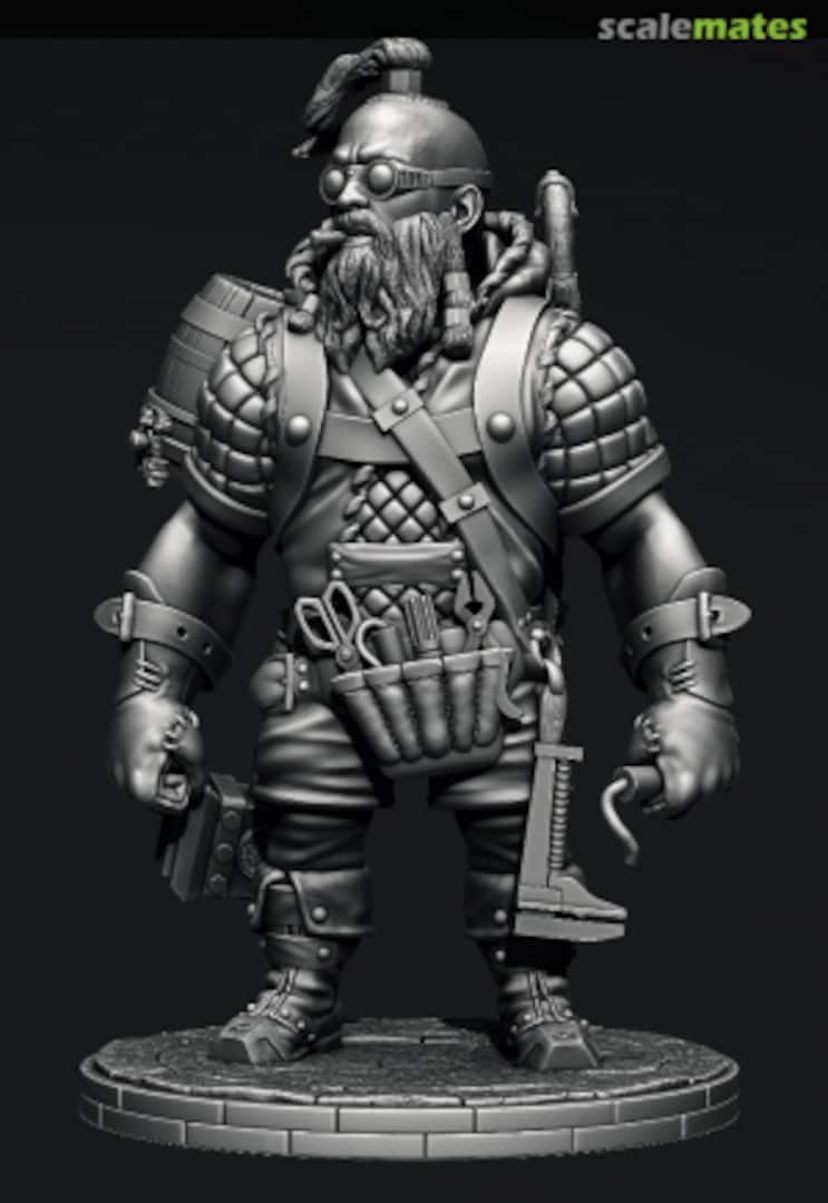 Boxart Сombat engineer dwarf CHM-54134 Chronos Miniatures Boxart Сombat engineer dwarf CHM-54134 Chronos Miniatures