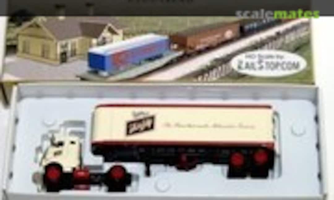 1:87 Mack 2-axle C.O.E. with Schlitz Trailer (Ulrich Model Kits 931-528)