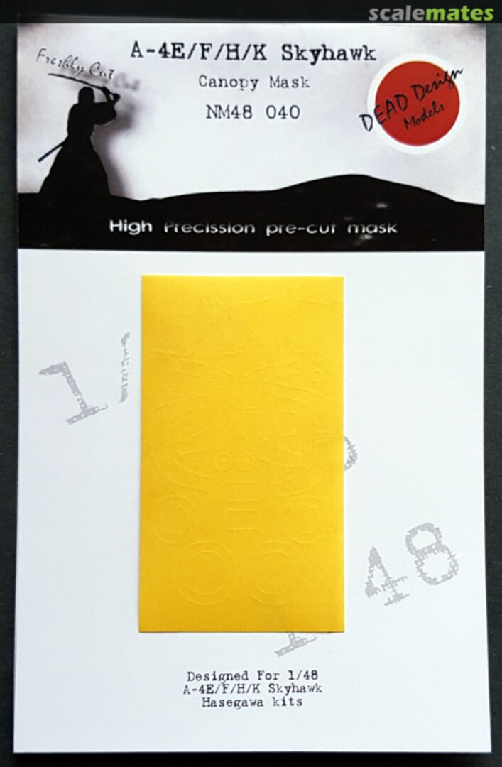 Boxart A-4E/F/H/K Skyhawk - Canopy Mask NM48040 DEAD Design Models Boxart A-4E/F/H/K Skyhawk - Canopy Mask NM48040 DEAD Design Models