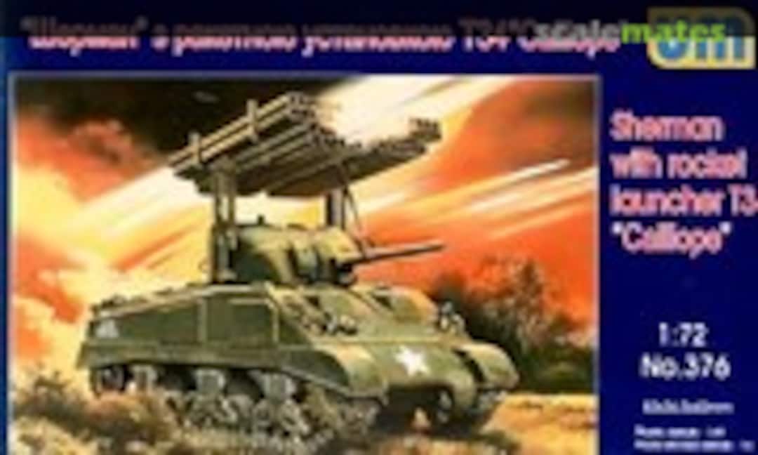 1:72 Sherman with rocket launcher T-34 Calliope (UM  376)