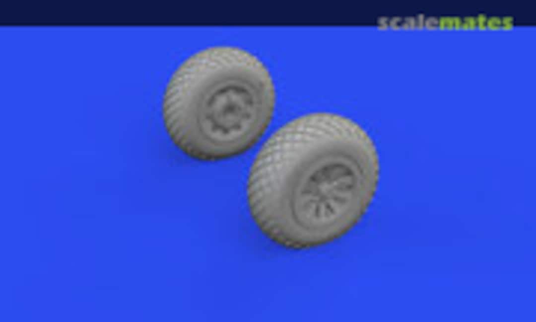 1:72 P-51B/C wheels diamond tread (Eduard 672282) 672282
