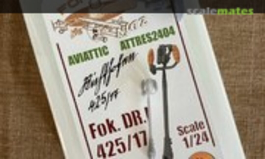 1:24 Fokker DR.I control stick, 3D printed, MvR 425/17 field modification (Aviattic ATTRES2404) ATTRES2404