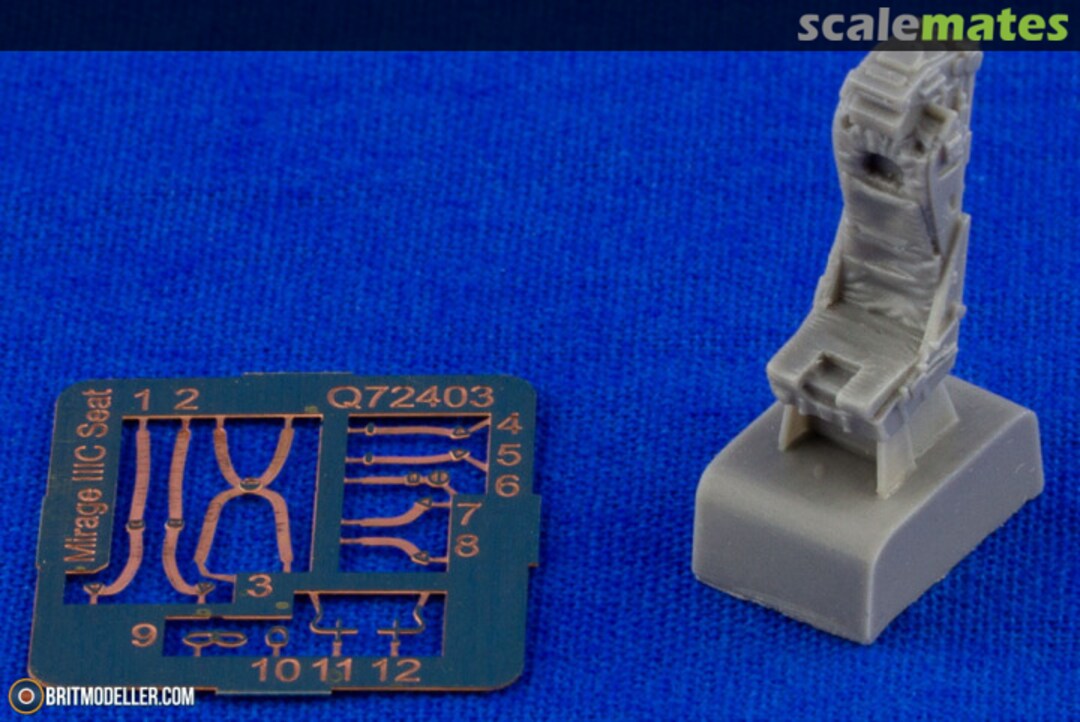 Boxart Mirage IIIC - Martin-Baker Mk.4 Seat Q72403 CMK Boxart Mirage IIIC - Martin-Baker Mk.4 Seat Q72403 CMK