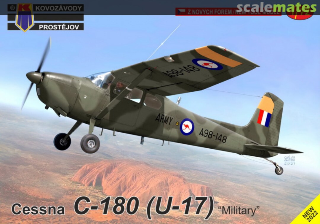 Boxart Cessna C-180 (U-17) KPM0237 Kovozávody Prostějov Boxart Cessna C-180 (U-17) KPM0237 Kovozávody Prostějov