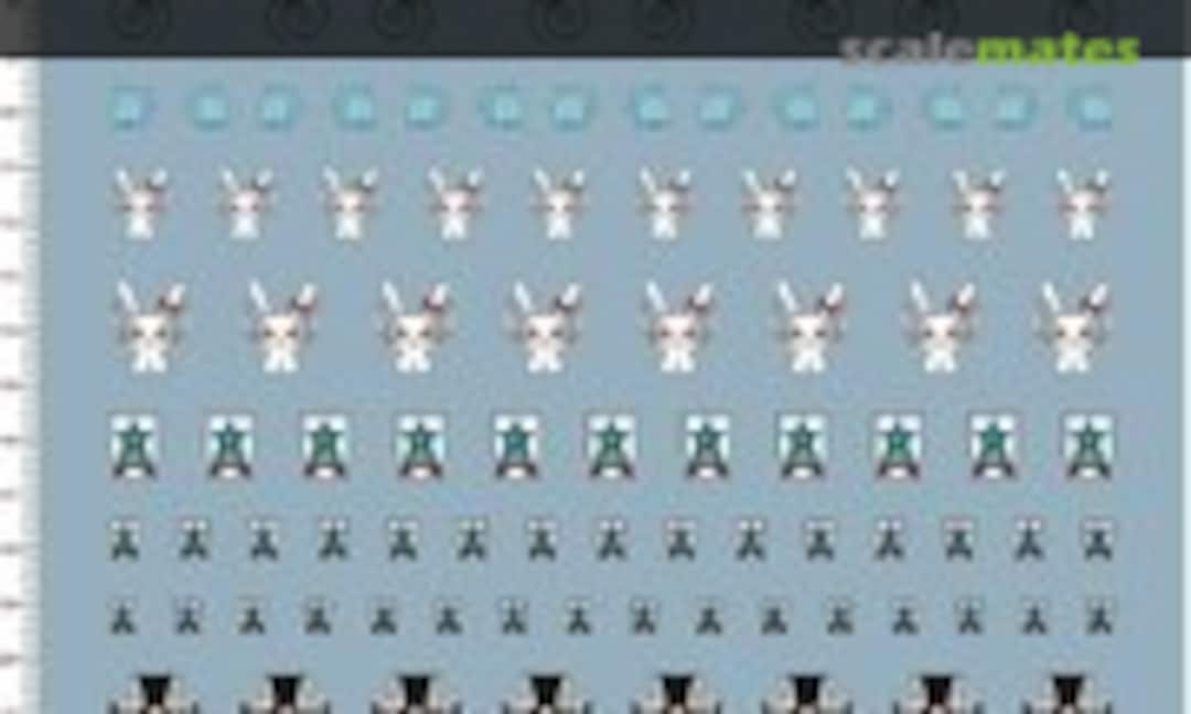 No Girls Und Panzer Insignia Different Scales (Easy Decal 62822) 62822