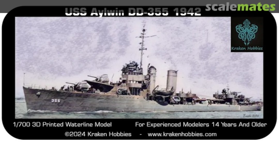 Boxart USS Aylwin DD-355  Kraken Hobbies