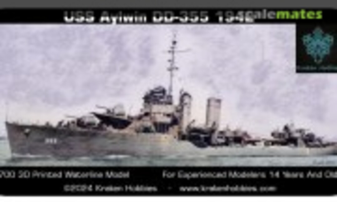 1:700 USS Aylwin DD-355 (Kraken Hobbies )