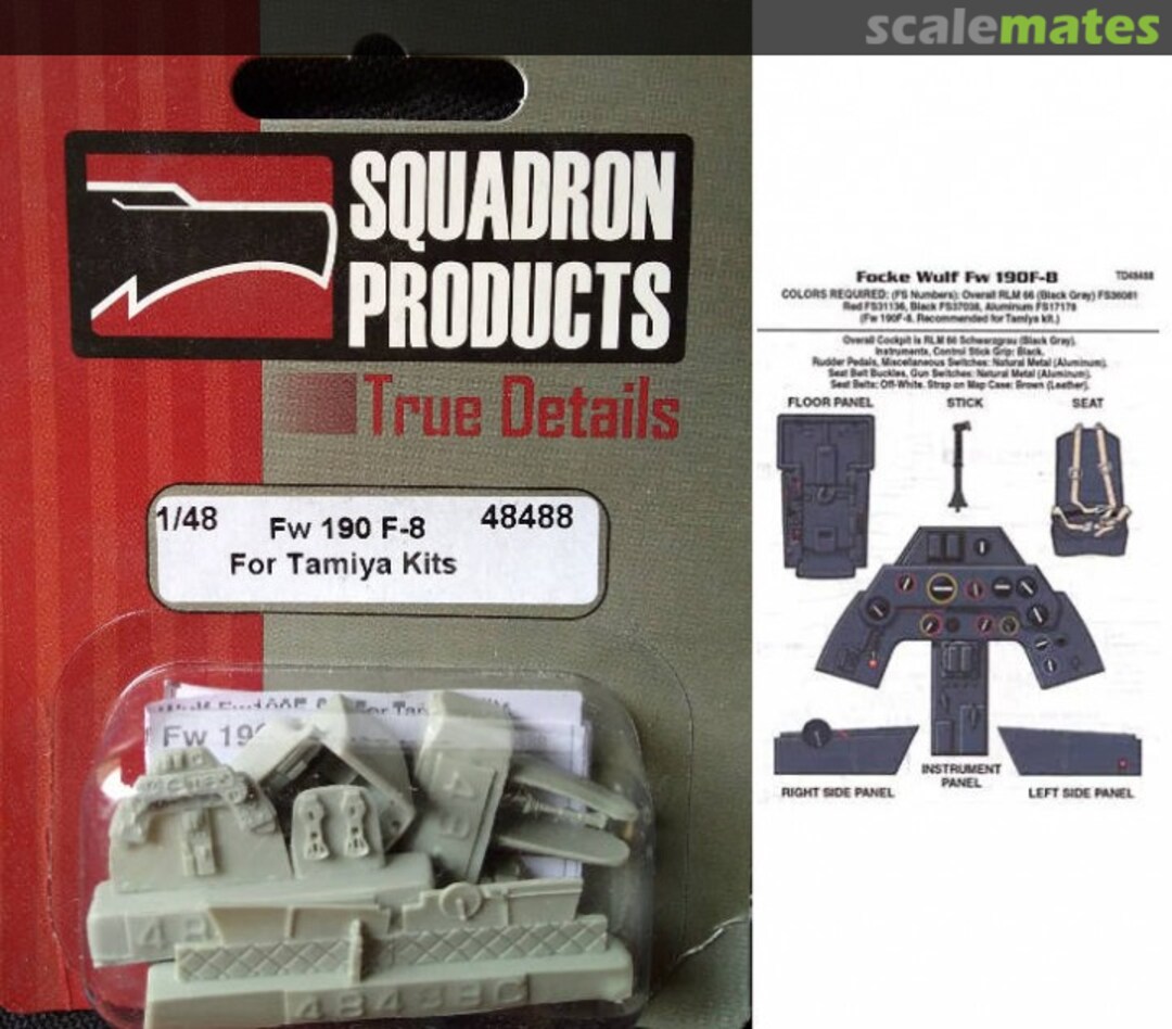 Boxart Fw 190 F-8 Cockpit Set 48488 True Details Boxart Fw 190 F-8 Cockpit Set 48488 True Details