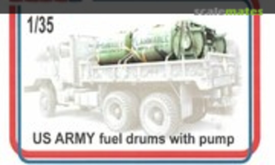1:35 US Army Fuel Drums with Pump (MMK F3026) F3026