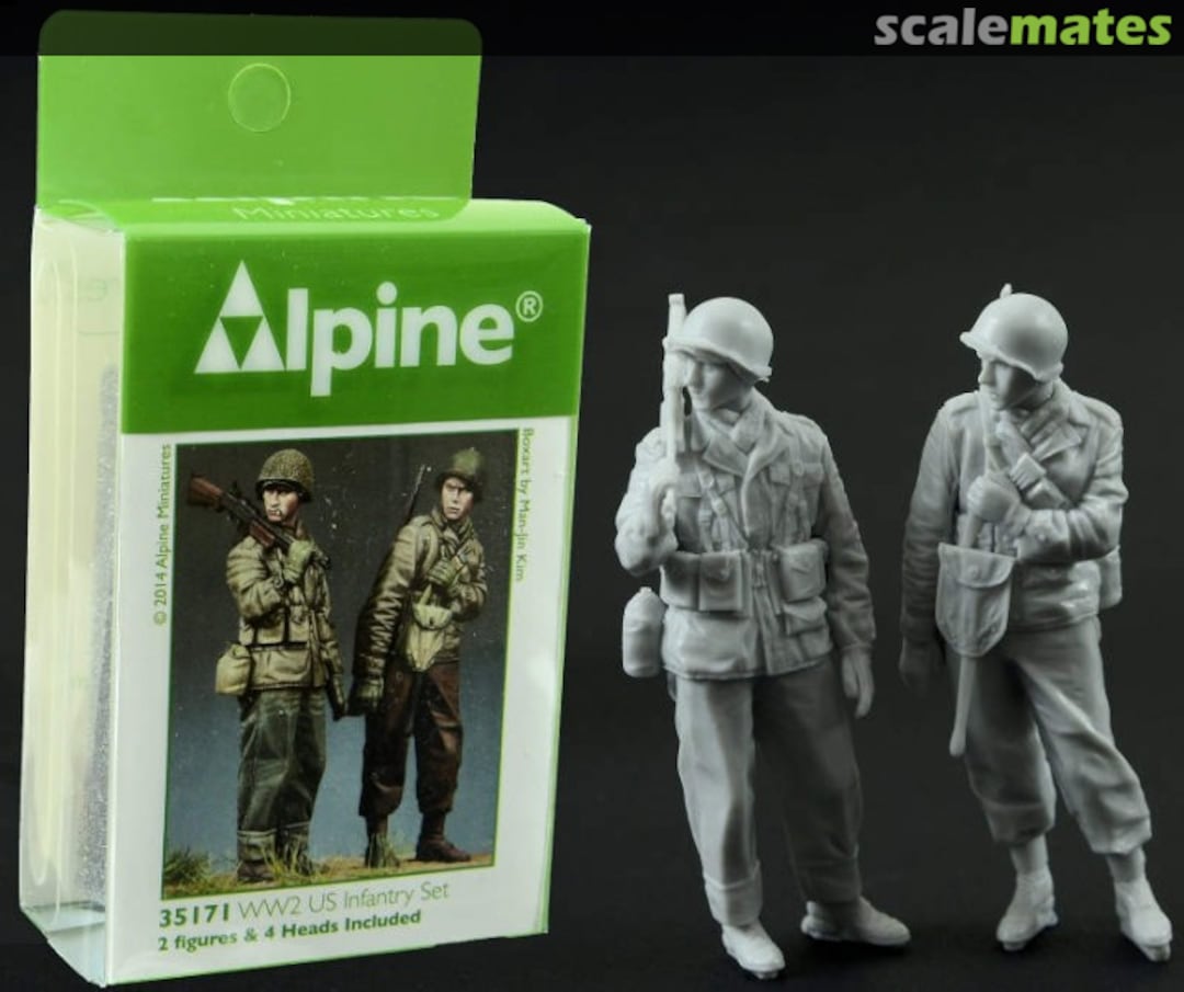 Boxart US Infantry Set 35171 Alpine Miniatures Boxart US Infantry Set 35171 Alpine Miniatures