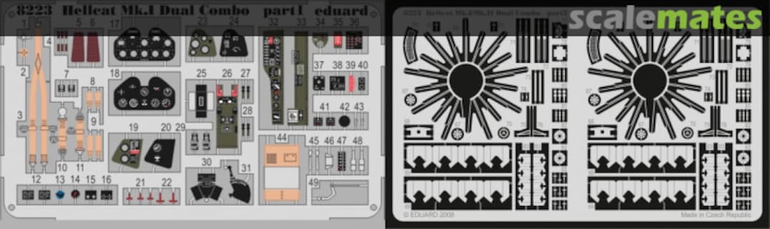 Boxart Hellcat Mk.I/Mk.II PE set 8223-LEPT Eduard Boxart Hellcat Mk.I/Mk.II PE set 8223-LEPT Eduard