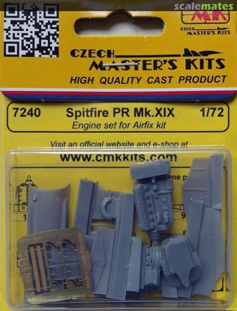 Boxart Spitfire PR Mk.XIX Engine set 7240 CMK Boxart Spitfire PR Mk.XIX Engine set 7240 CMK
