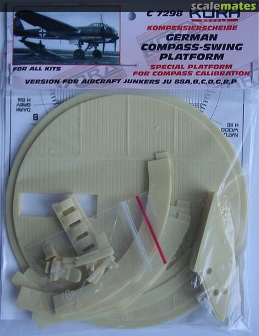 Boxart Compass-swing platform for Ju-88 all versions C7298 Kora Models Boxart Compass-swing platform for Ju-88 all versions C7298 Kora Models