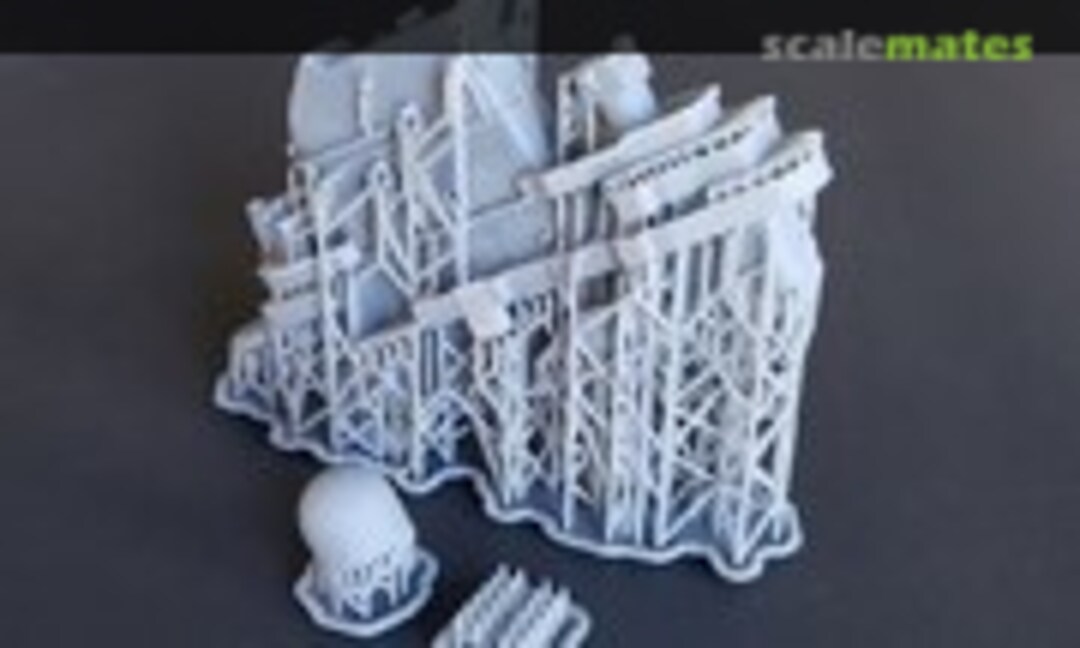 1:350 USS Shangri La CVA-38 Island, 1966-1968 (Vietnam War-era) (Model Monkey 350-CV38 1966) 350-CV38 1966