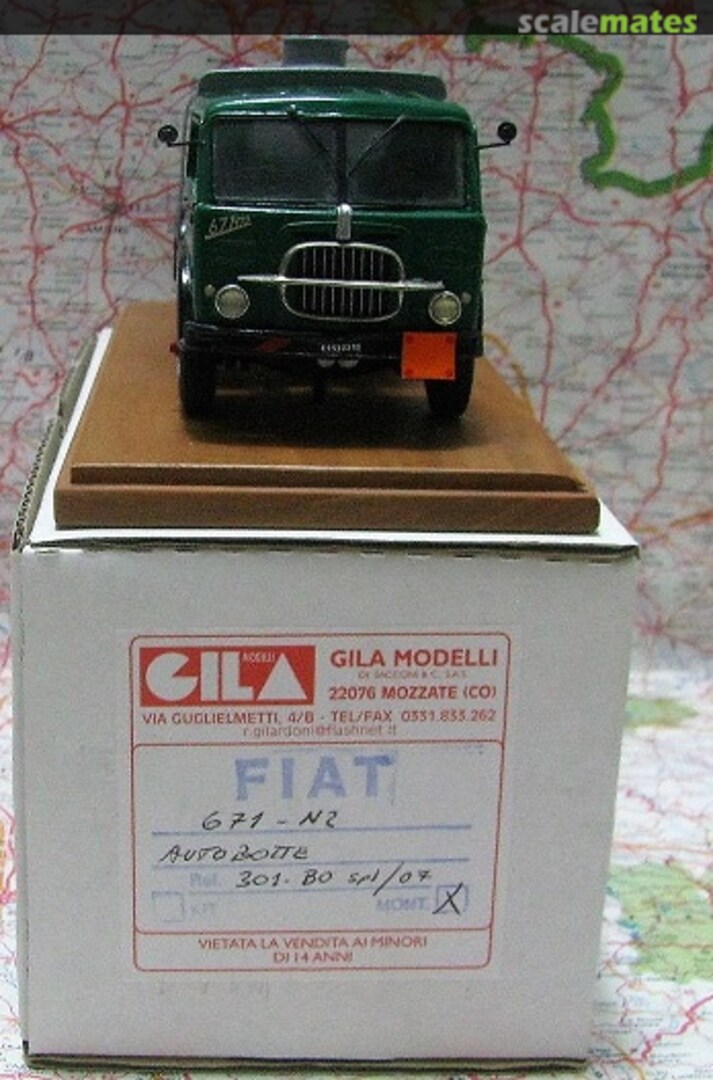 Boxart FIAT 671 N2 301B Gila Modelli Boxart FIAT 671 N2 301B Gila Modelli