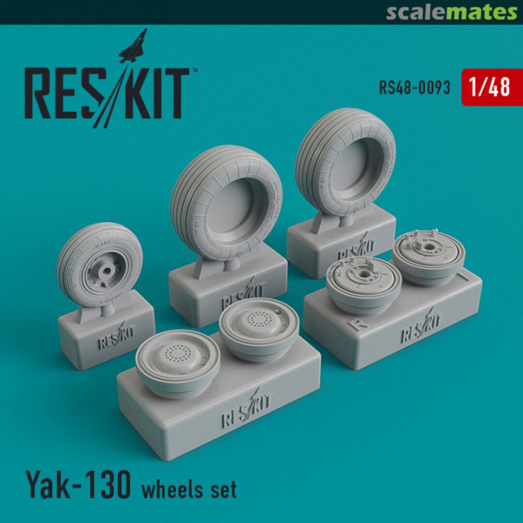 Boxart Yak-130 Wheels Set RS48-0093 ResKit Boxart Yak-130 Wheels Set RS48-0093 ResKit