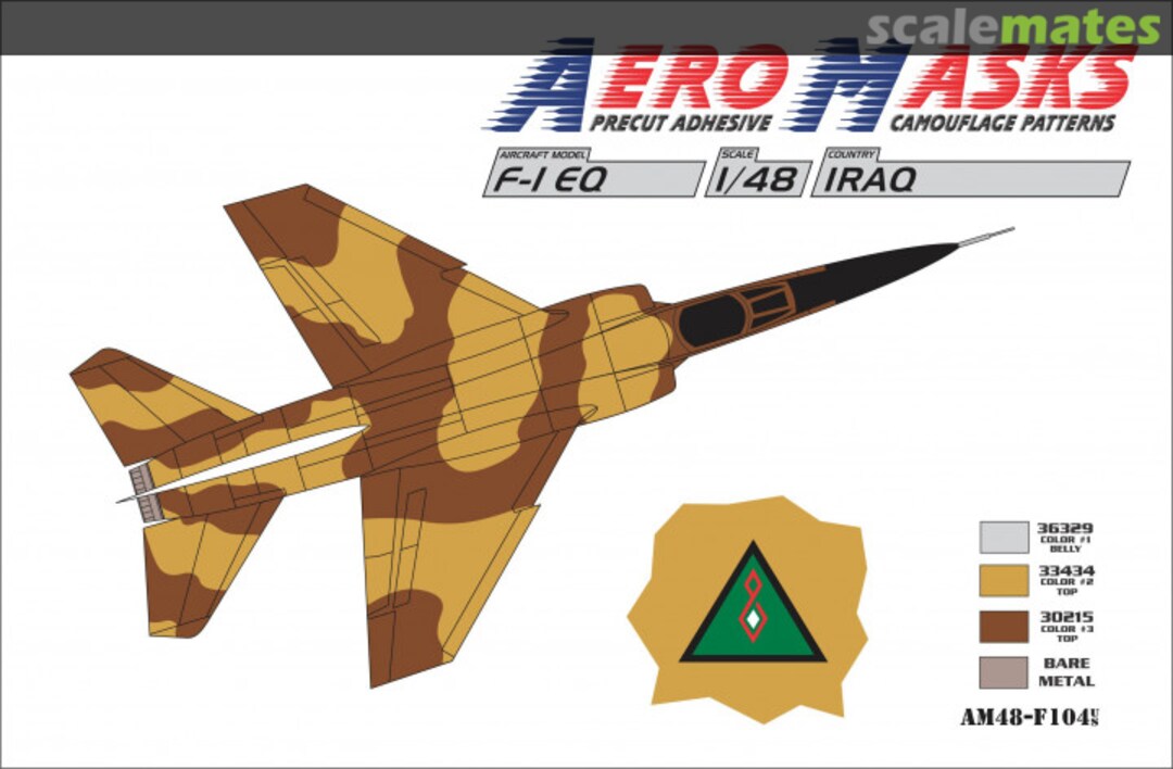 Boxart F-1 EQ Iraq AM48-F104 AeroMasks Boxart F-1 EQ Iraq AM48-F104 AeroMasks