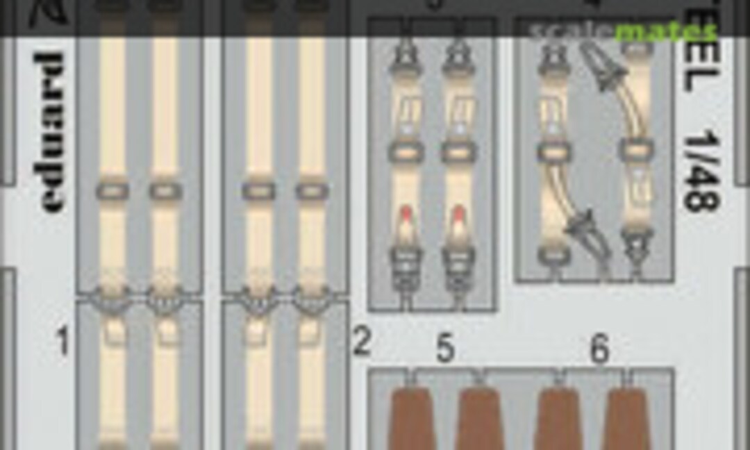1:48 He 219 seatbelts (Eduard FE948) FE948