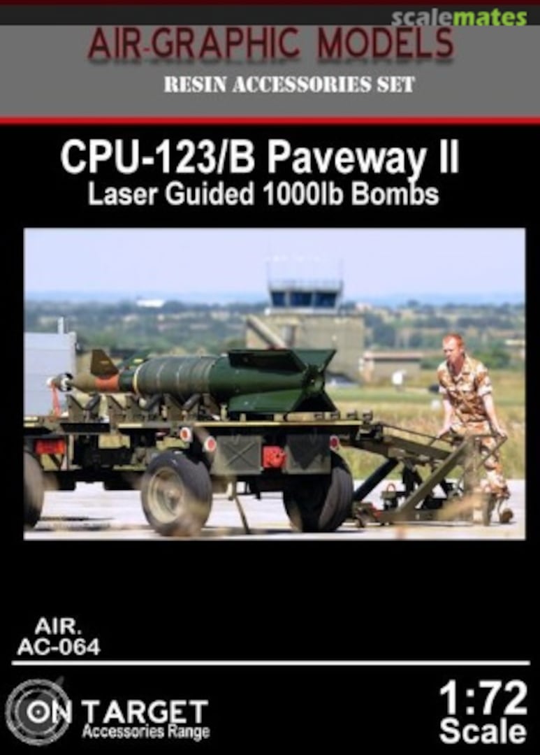 Boxart CPU-123/B Paveway II Laser Guided 1000lb Bombs AIR.AC-064 Air-Graphics Models