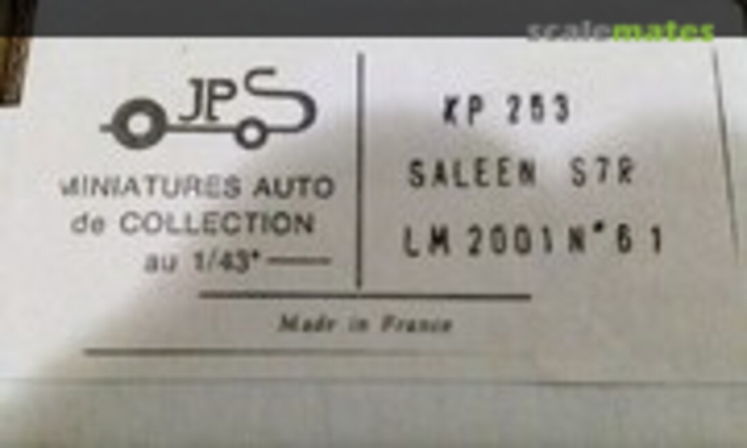 1:43 Saleen-Ford S7-R #003R "BASF" (JPS Miniatures Auto KP253) KP253