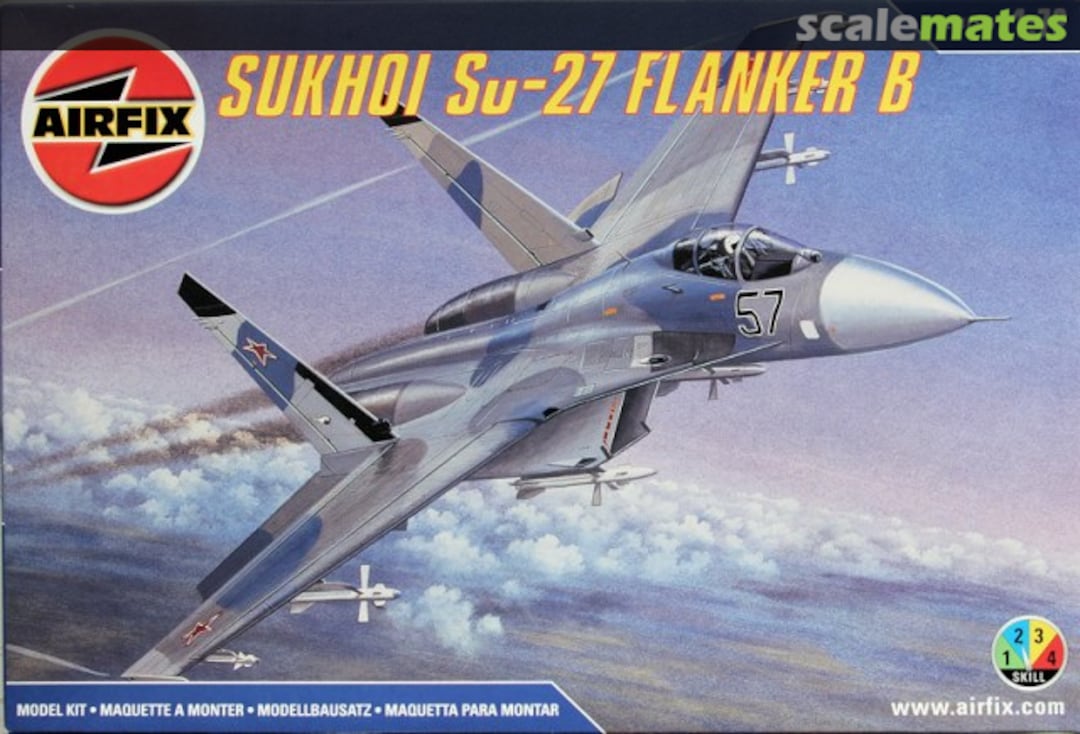 Boxart Sukhoi Su-27 Flanker B 05025 Airfix Boxart Sukhoi Su-27 Flanker B 05025 Airfix