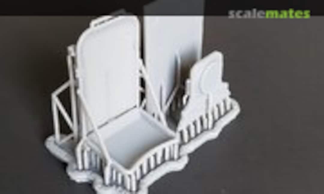 1:18 P-51D and P-51K Mustang Seat, Warren-McArthur 243B-AS1 (Model Monkey 18-P-51 Seat W-M) 18-P-51 Seat W-M