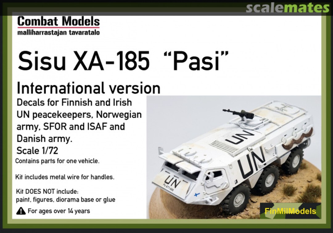 Boxart Sisu XA-185 "Pasi" International COM72010 Combat Models Boxart Sisu XA-185 "Pasi" International COM72010 Combat Models