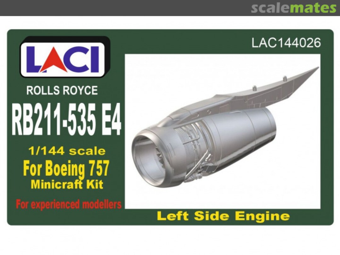 Boxart RB211-535 E4 for Boeing 757 LAC144026 LACI Boxart RB211-535 E4 for Boeing 757 LAC144026 LACI