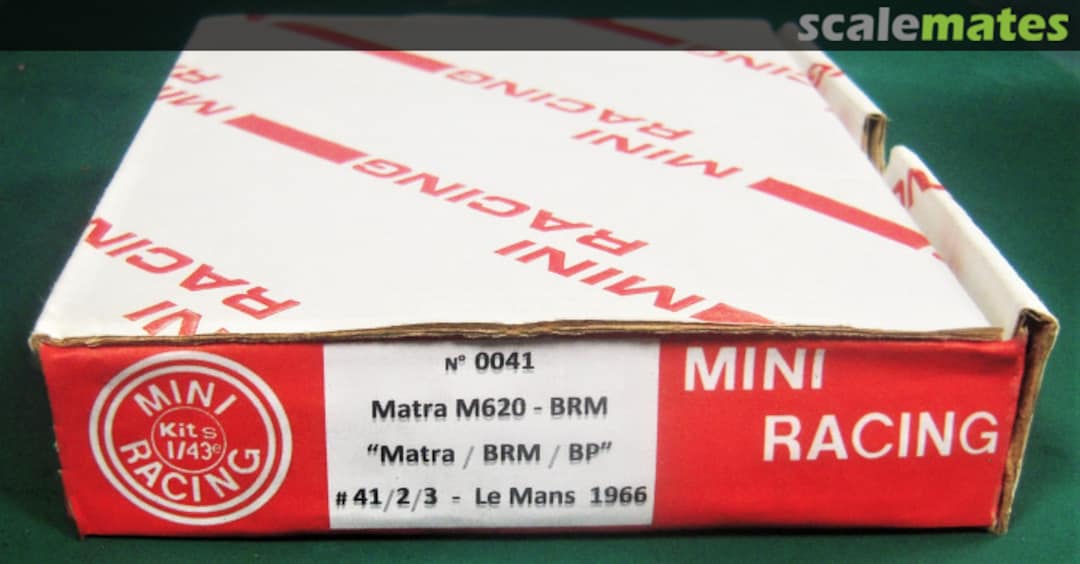 Boxart Matra M620-BRM 0041 Mini Racing Boxart Matra M620-BRM 0041 Mini Racing