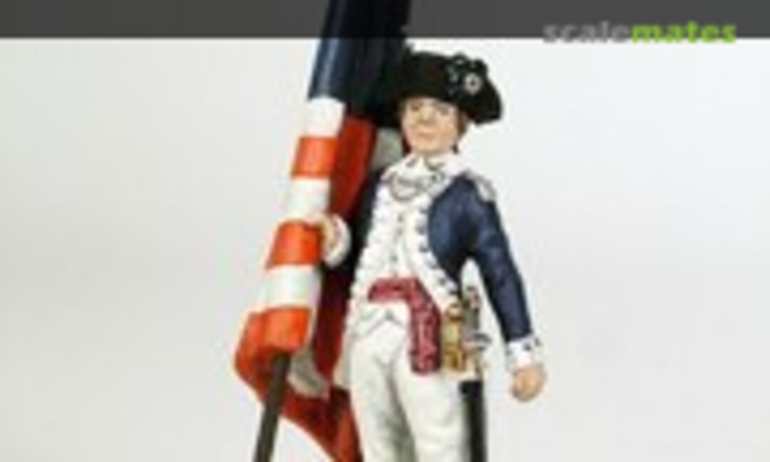 No American War of Independance standard bearer Washingtons Army. (Chota Sahib )