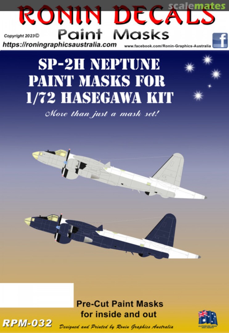 Boxart SP-2H Neptune Paint Masks RPM-032 Ronin Decals Boxart SP-2H Neptune Paint Masks RPM-032 Ronin Decals