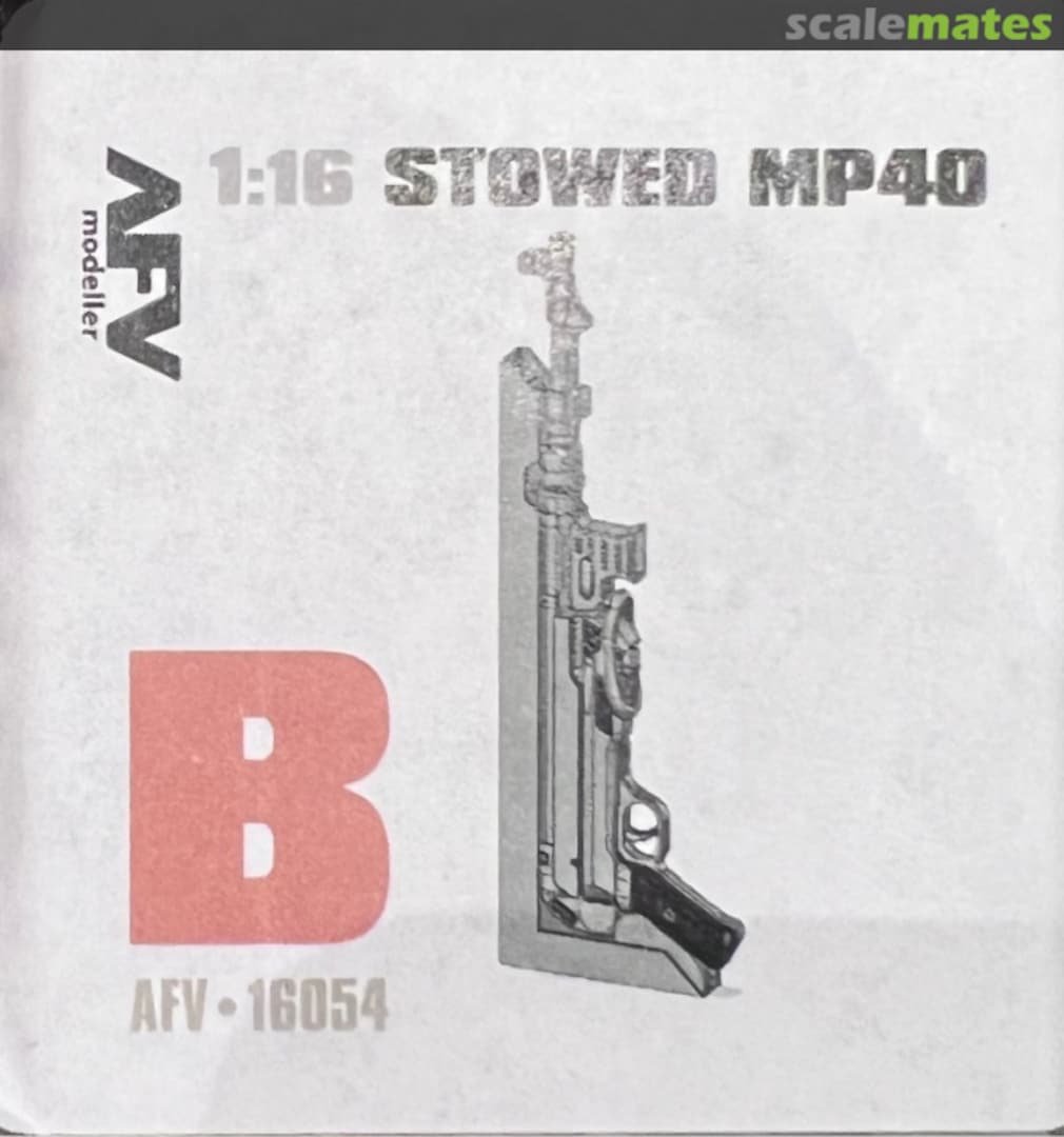 Boxart Stowed MP40 AFV 16054 AFV Modeller Publications Boxart Stowed MP40 AFV 16054 AFV Modeller Publications