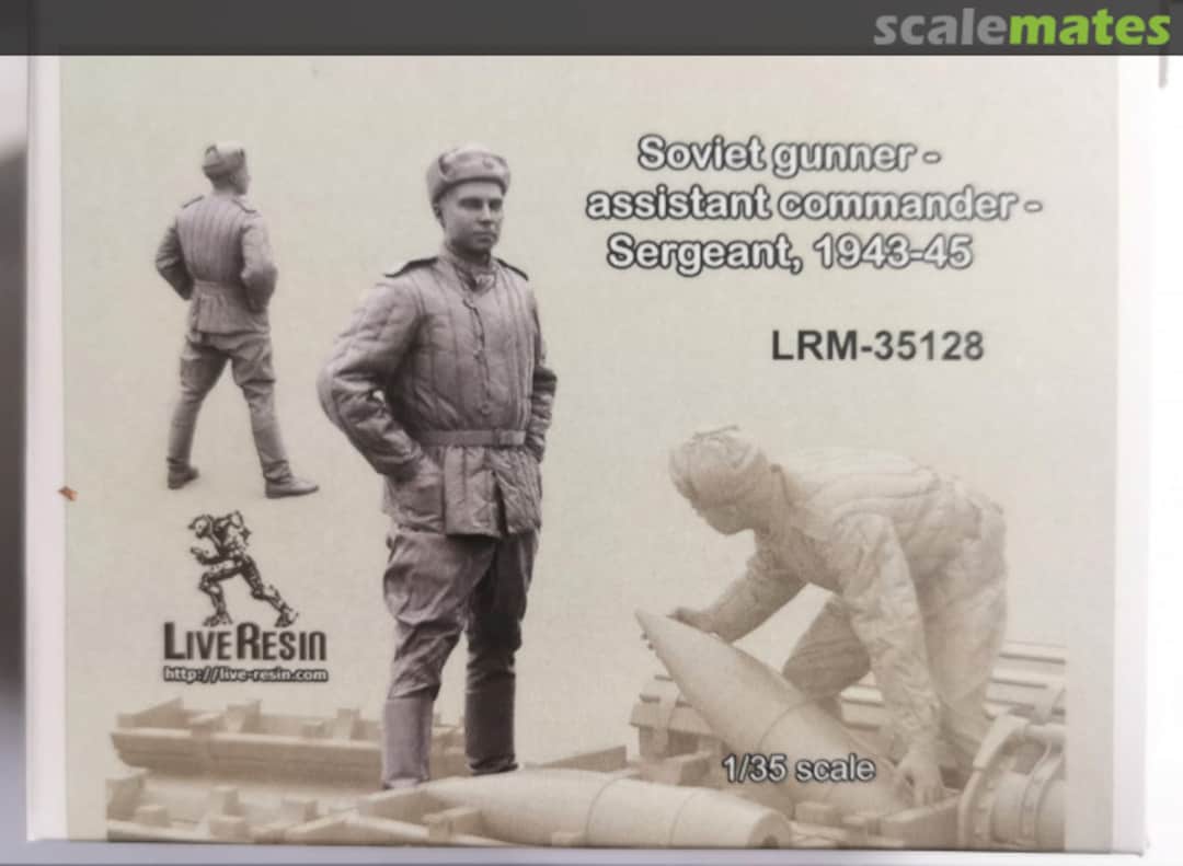 Boxart Soviet gunner - assistant commander - Sergeant, 1943 - 45 LRM-35128 Live Resin Boxart Soviet gunner - assistant commander - Sergeant, 1943 - 45 LRM-35128 Live Resin