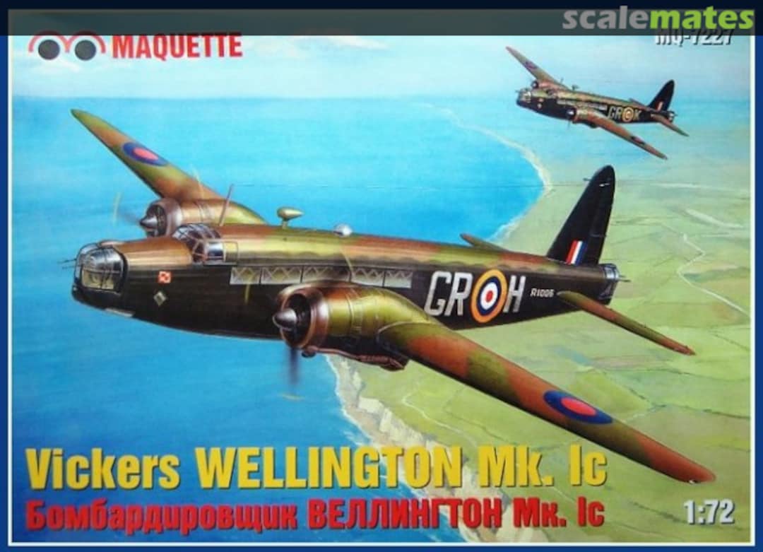 Boxart Vickers Wellington Mk. Ic MQ-7227 Maquette Boxart Vickers Wellington Mk. Ic MQ-7227 Maquette