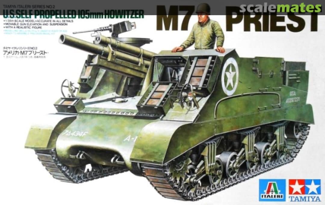 Boxart US Self propelled 105mm Howitzer M7 Priest 6202 Tamiya Boxart US Self propelled 105mm Howitzer M7 Priest 6202 Tamiya