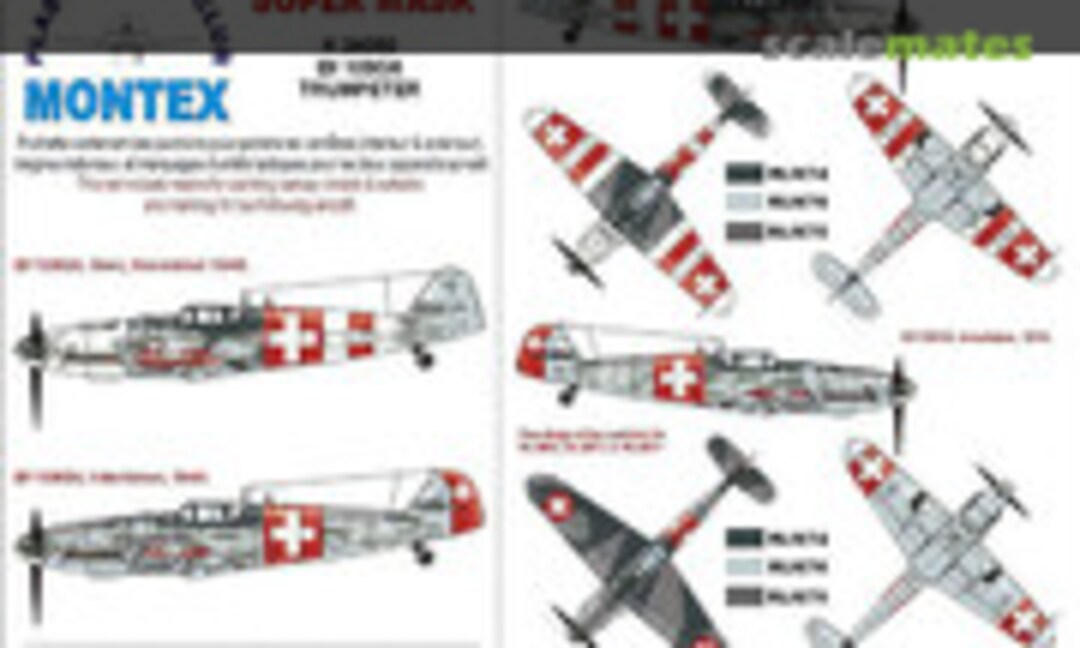 1:24 Bf 109G6 (Swiss) (Montex K24050) K24050