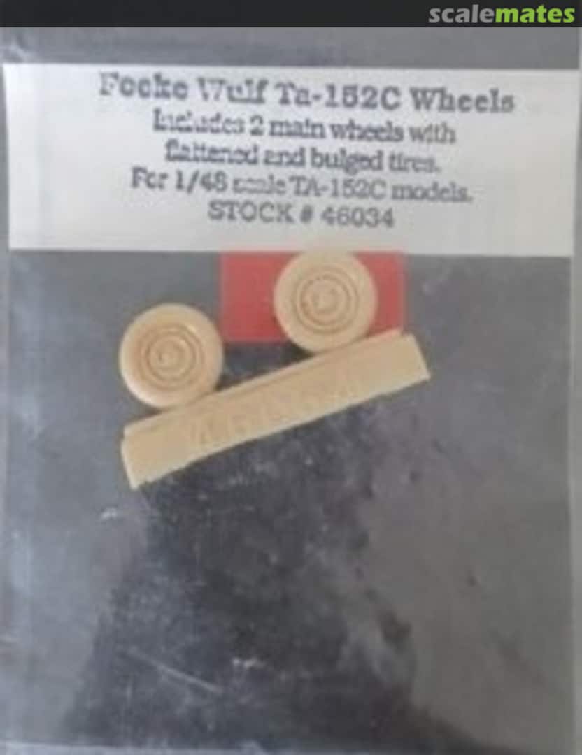 Boxart Focke Wulf Ta-152C Wheels 46034 True Details Boxart Focke Wulf Ta-152C Wheels 46034 True Details