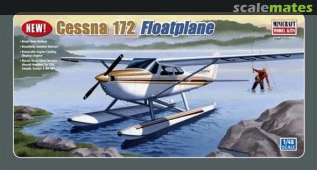 Boxart Cessna 172 Floatplane 11634 Minicraft Model Kits Boxart Cessna 172 Floatplane 11634 Minicraft Model Kits