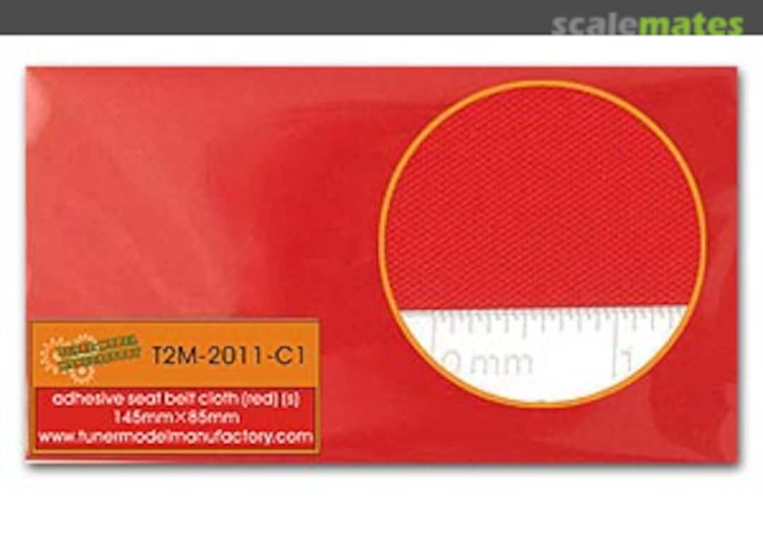 Boxart Adhesive Seat Belt Cloth S Red T2M-2011-C1 Tuner Model Manufactory Boxart Adhesive Seat Belt Cloth S Red T2M-2011-C1 Tuner Model Manufactory