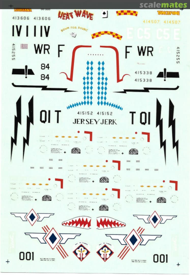 Boxart P-51D Mustangs 72-149 Microscale