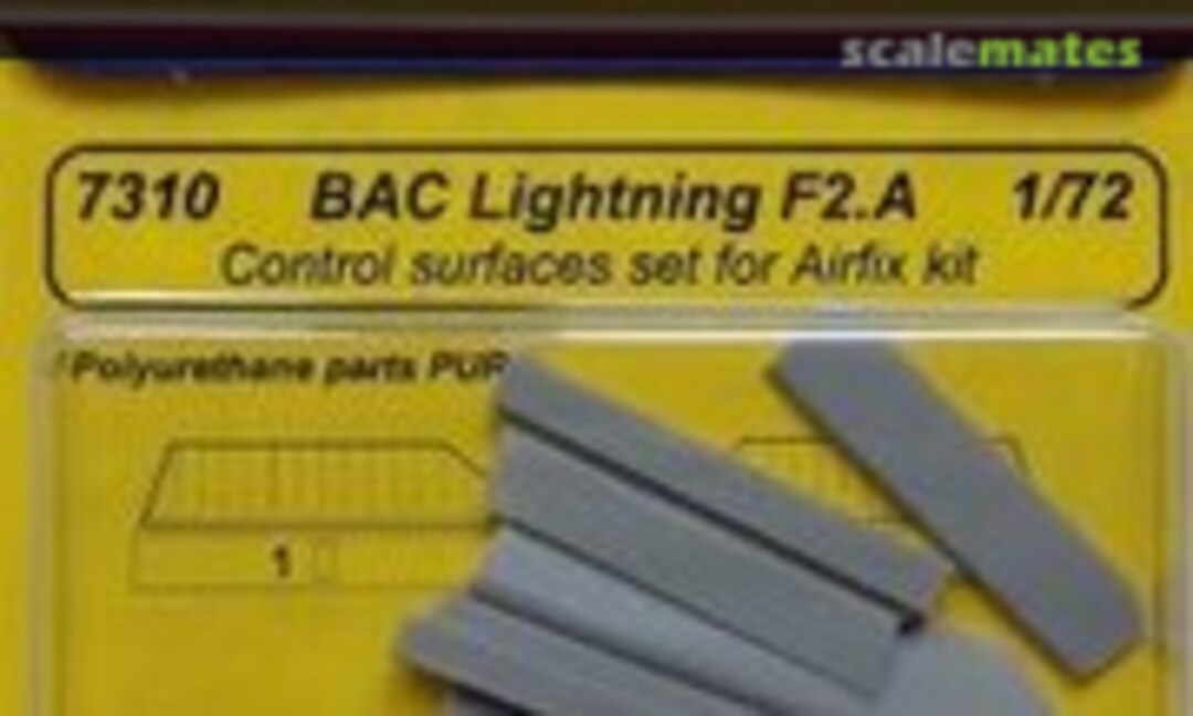 1:72 BAC Lightning F2A Control surfaces (CMK 7310) 7310
